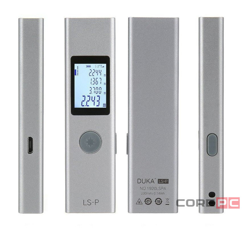 Дальномер лазерный Laser Range Finder 40м LS-P серый