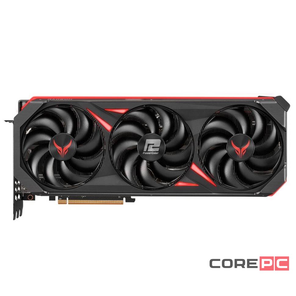 Видеокарта PowerColor (RX7800XT 16G-E/OC) Radeon RX 7800 XT 16GB Red Devil
