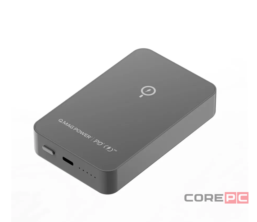 Powerbank магнитный с MagSafe Momax Q. Mag Power7 10000mAh IP107E черный