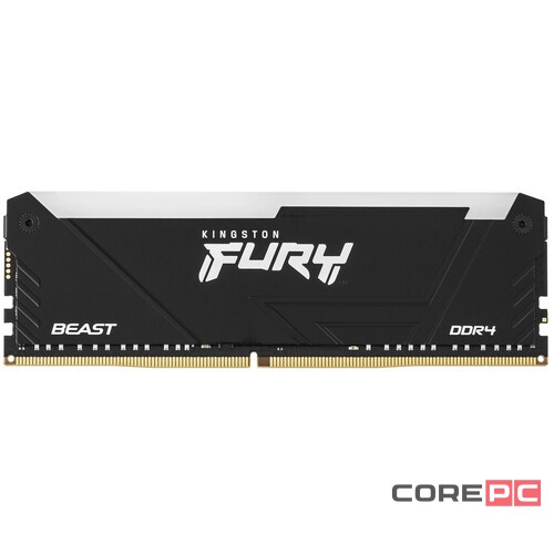 Оперативная память 8 Gb 3600 MHz Kingston FURY Beast RGB XMP Black (KF436C17BB2A/8)