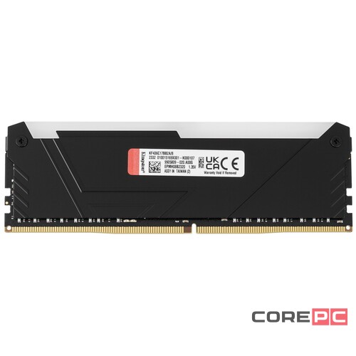 Оперативная память 8 Gb 3600 MHz Kingston FURY Beast RGB XMP Black (KF436C17BB2A/8)