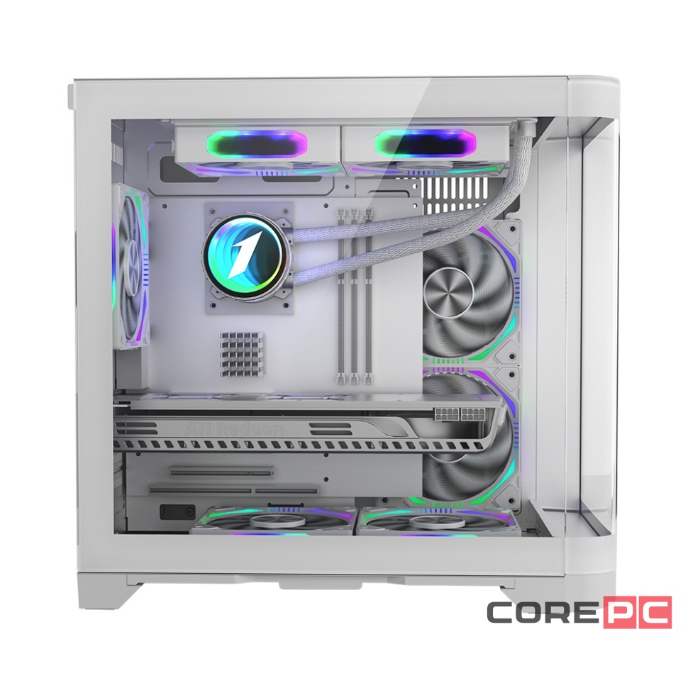 Компьютерный корпус 1STPLAYER UVIEW UV5 White (UV5-WH)
