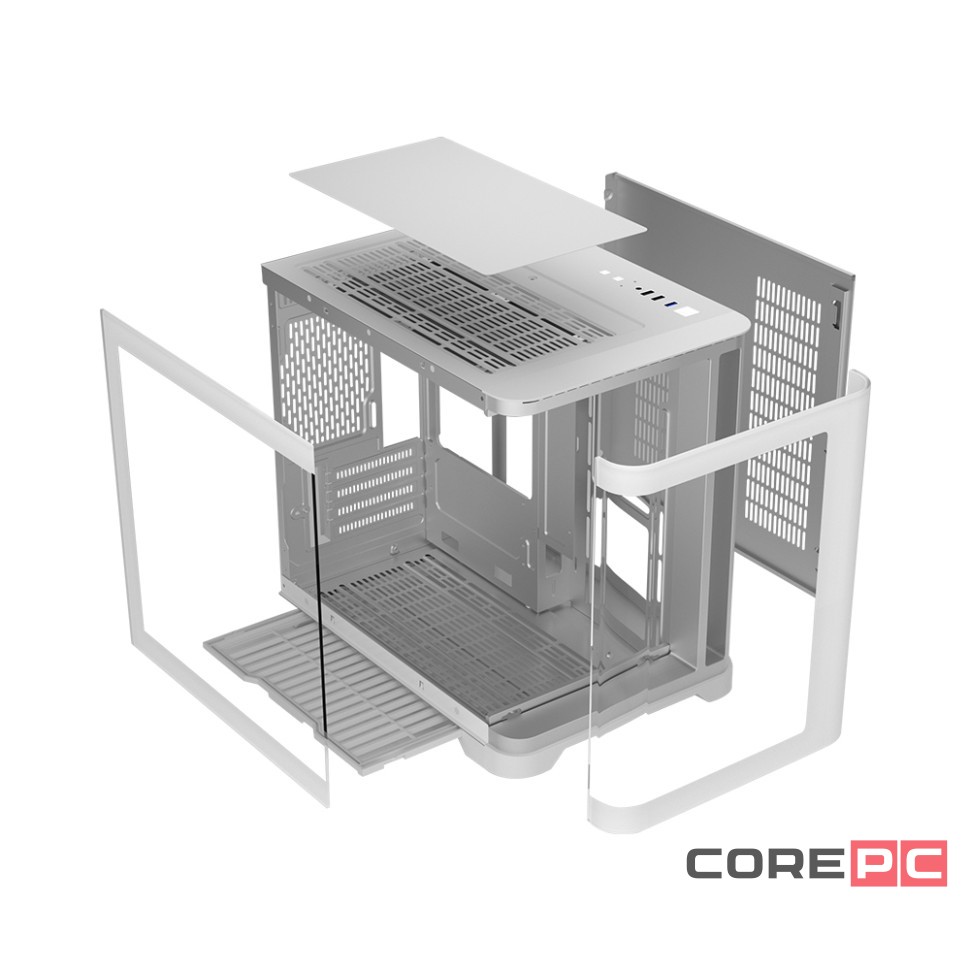 Компьютерный корпус 1STPLAYER UVIEW UV5 White (UV5-WH)