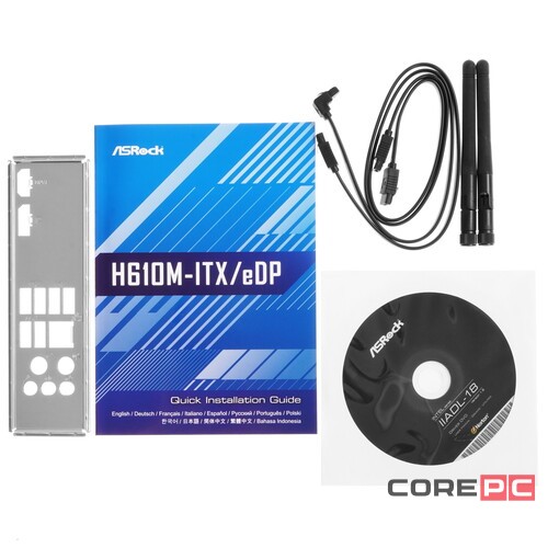 Материнская плата ASRock H610M-ITX/EDP