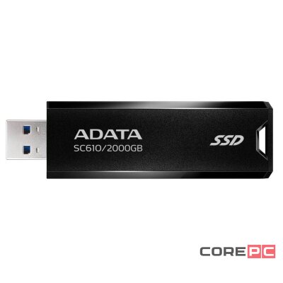 Внешний SSD ADATA 2000 Gb SC610 BOXBLACK/RED (SC610-2000G-CBK/RD)