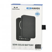 Powerbank магнитный с MagSafe Keephone Kavos Semi-Solid Battery 10000mAh (Diago) чёрный