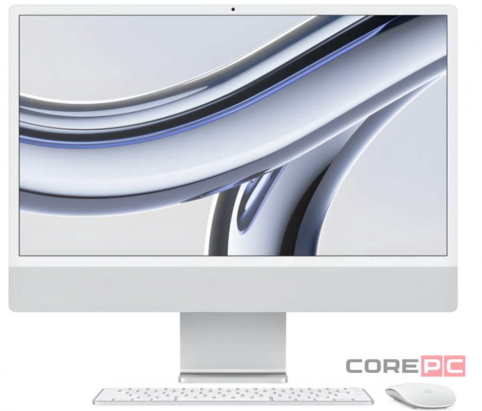 Apple iMac 24" with Retina 4.5K (M4 10C CPU, 10C GPU/24GB/512GB) (Silver) (MCR24)