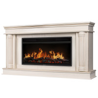 Каминокомплект: Очаг Electrolux EFP/P-3620LS, портал Olympia 42/40/36, сл. кость с зол. патиной