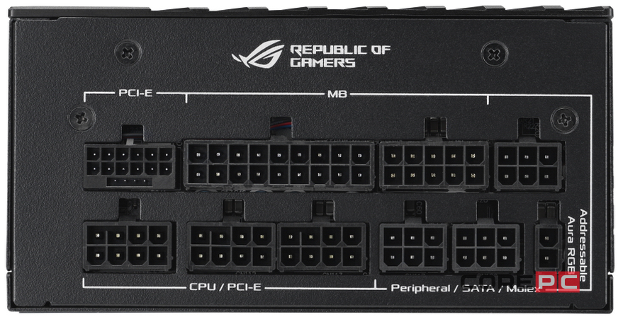 Блок питания ASUS 850W ROG-LOKI-850P-SFX-LGAMING RGB Black (90YE00N3-B0NA00) 16 Pin (PCIe 5.0 Connector Cable Details)