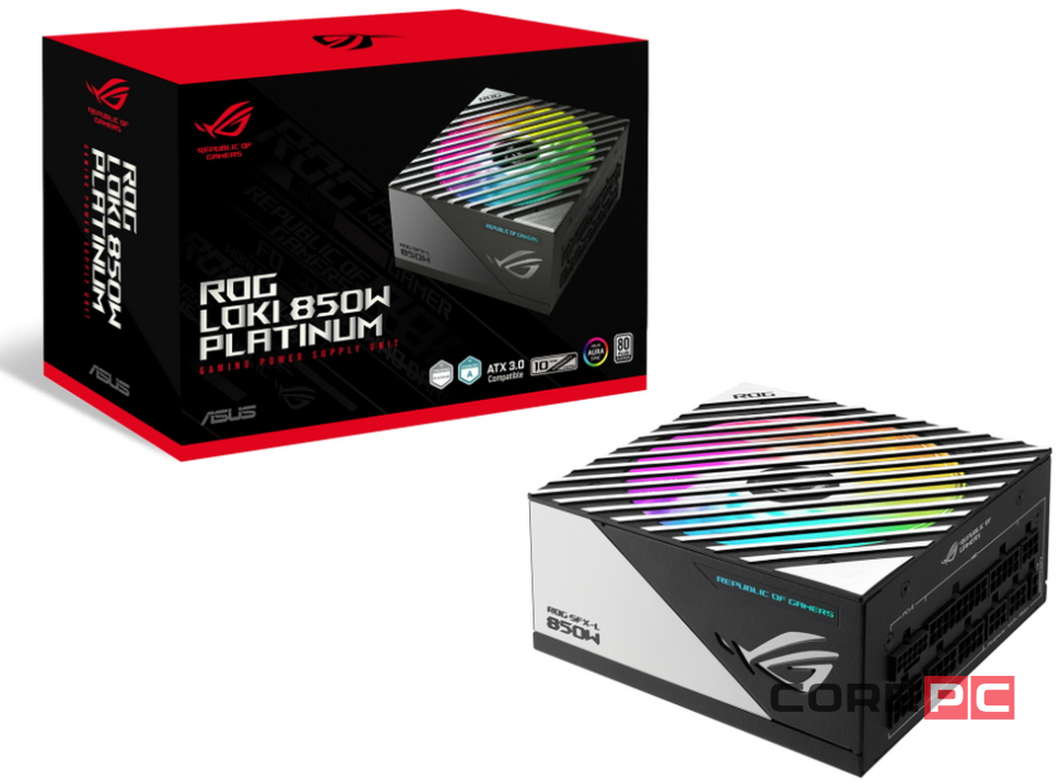 Блок питания ASUS 850W ROG-LOKI-850P-SFX-LGAMING RGB Black (90YE00N3-B0NA00) 16 Pin (PCIe 5.0 Connector Cable Details)