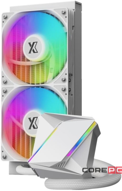 Система жидкостного охлаждения для процессора XASTRA LM240 ARGB WH White (LM240-WHAFXX-GL)