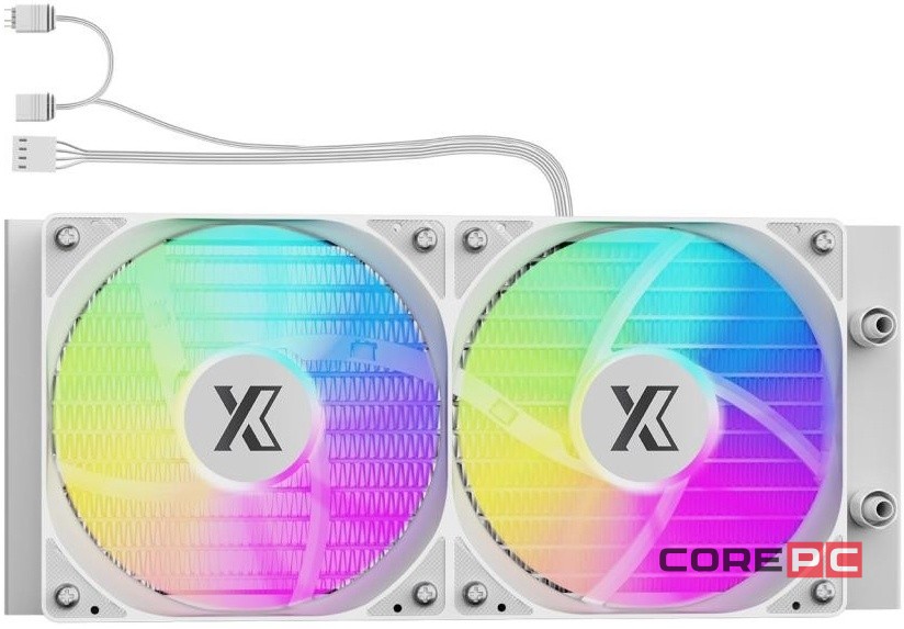 Система жидкостного охлаждения для процессора XASTRA LM240 ARGB WH White (LM240-WHAFXX-GL)