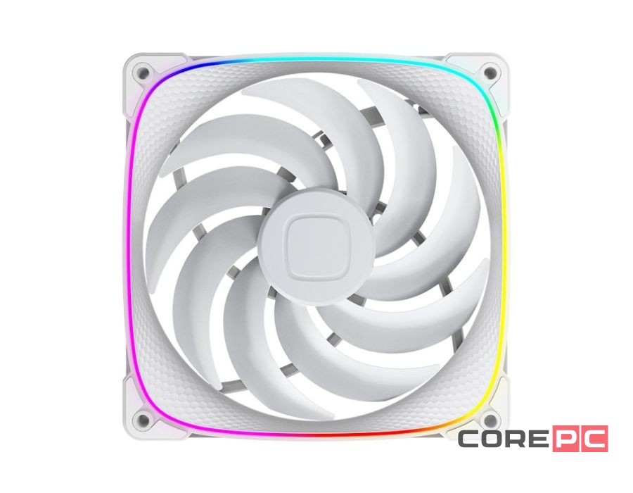Вентилятор для корпуса Geometric Future Squama 2503W-14 Single Pack ARGB White (1F2503W114000)