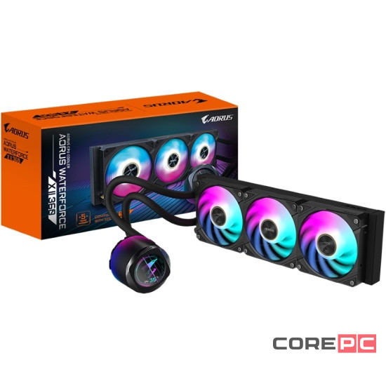 Система жидкостного охлаждения для процессора Gigabyte MULTI SOCKET GP-AORUS WATERFORCE X II 360