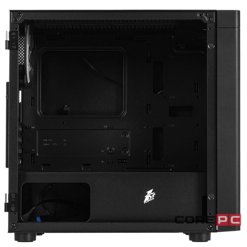 Компьютерный корпус 1STPLAYER DK D3-B LED Black (D3-B-BK-2F1P-1F1)