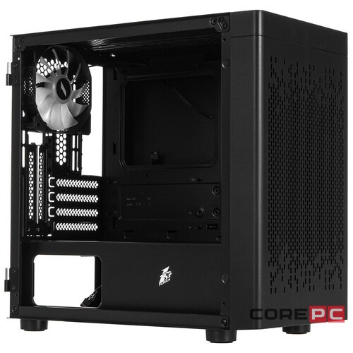 Компьютерный корпус 1STPLAYER DK D3-B LED Black (D3-B-BK-2F1P-1F1)