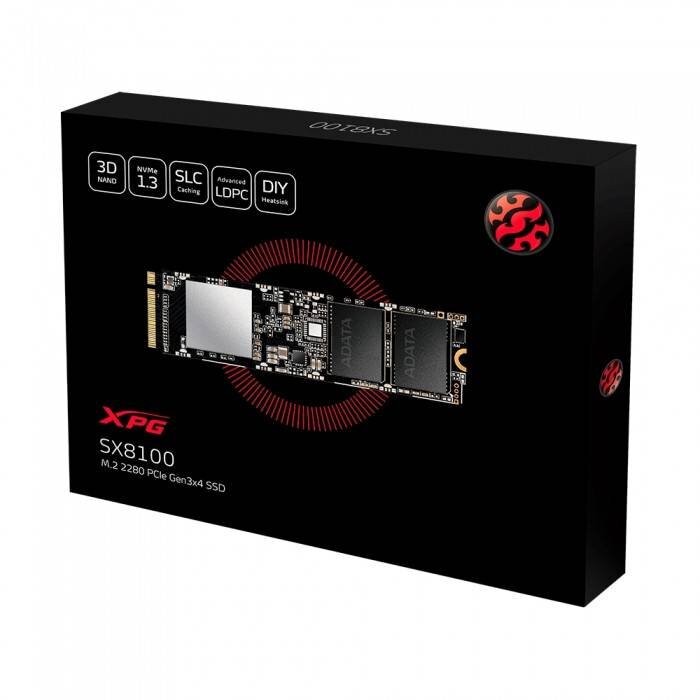 Твердотельный накопитель ADATA 512 Gb SX8100 ASX8100NP-512GT-C XPG
