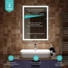 Зеркало MIXLINE Лючия 600х800 (ШВ) сенсорный выключатель, светодиодная подсветка