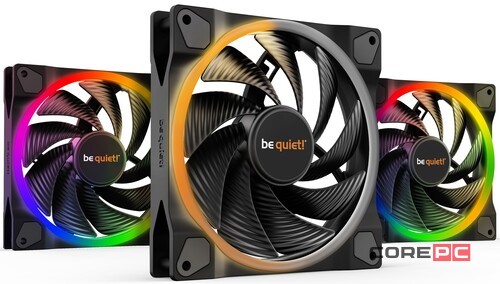Комплект вентиляторов Be Quiet! LIGHT WINGS 140mm Triple-Pack BL079