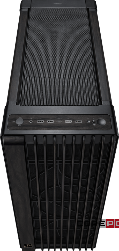 Компьютерный корпус ASUS PROART PA602 WOOD TG PWM Black (90DC00J0-B09010)
