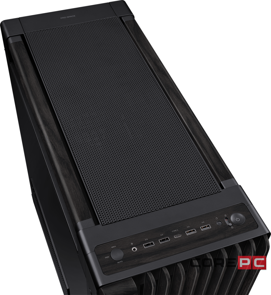 Компьютерный корпус ASUS PROART PA602 WOOD TG PWM Black (90DC00J0-B09010)