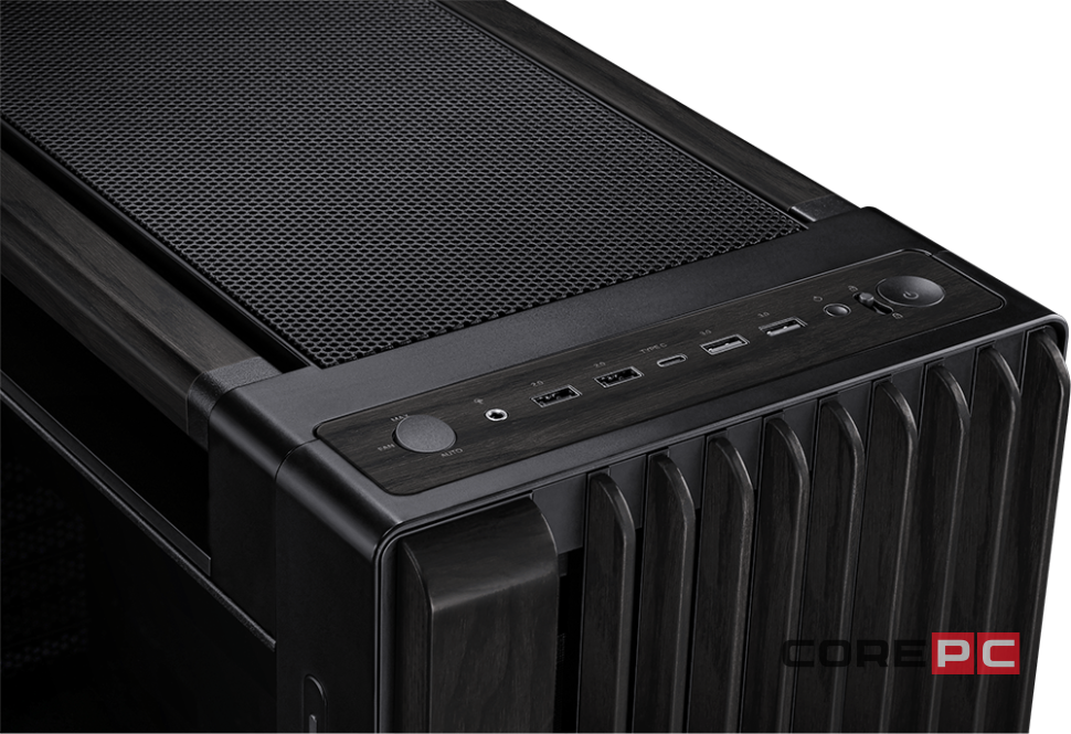 Компьютерный корпус ASUS PROART PA602 WOOD TG PWM Black (90DC00J0-B09010)