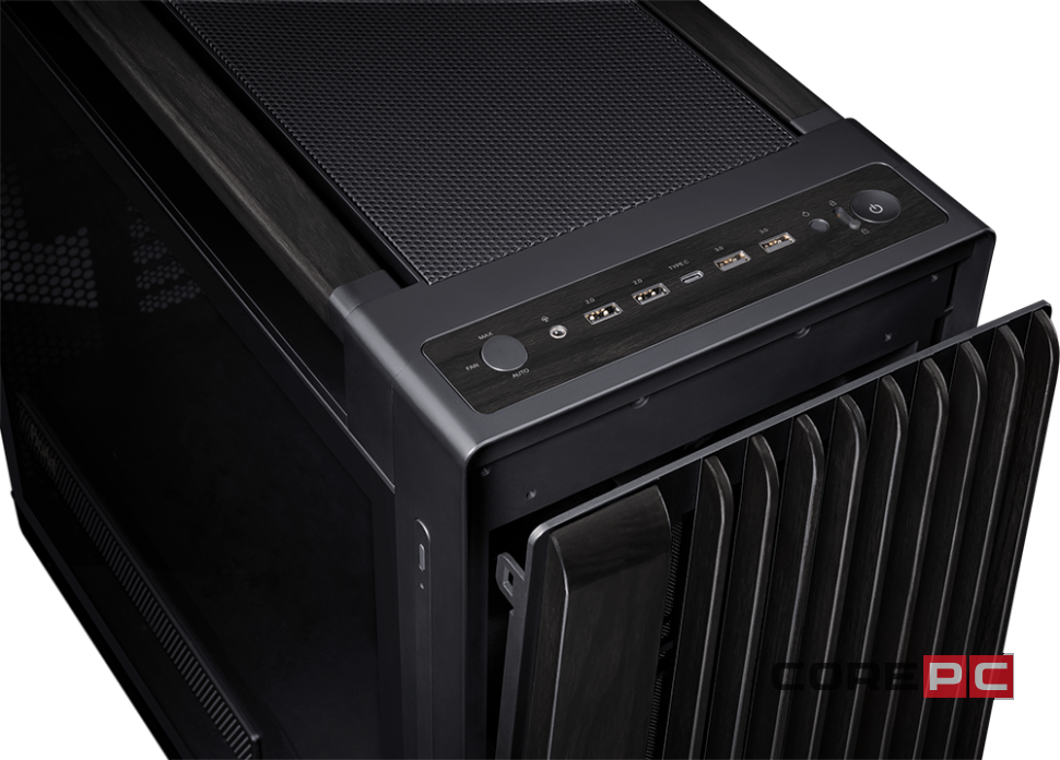 Компьютерный корпус ASUS PROART PA602 WOOD TG PWM Black (90DC00J0-B09010)