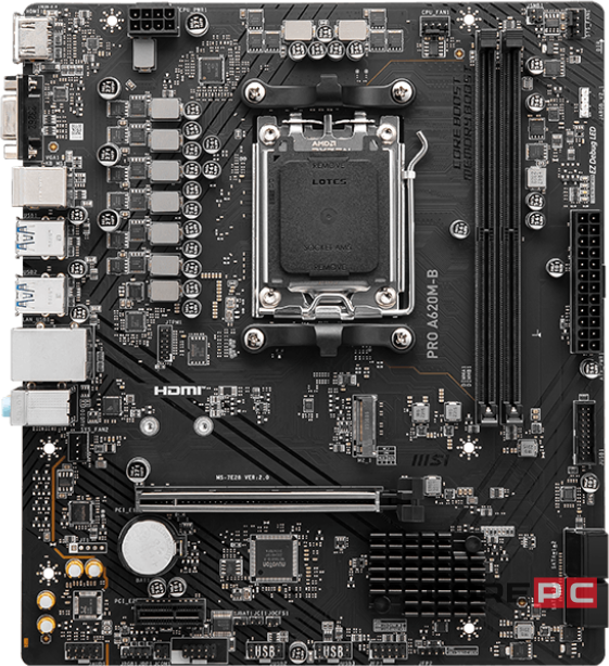 Материнская плата MSI PRO A620M-B