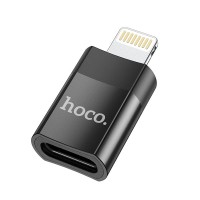 Переходник Hoco (UA17) Type-C на Lightning (Black)