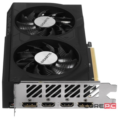 Видеокарта Gigabyte (GV-N4060WF2OC-8GD) GeForce RTX 4060 8GB WINDFORCE OC
