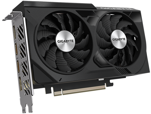 Видеокарта Gigabyte (GV-N4060WF2OC-8GD) GeForce RTX 4060 8GB WINDFORCE OC