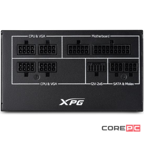 Блок питания ADATA XPG 650W CORE REACTOR (COREREACTORIIVE650G-BKCEU) 16 Pin (PCIe 5.0 Connector Cable Details)