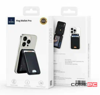 Чехол WIWU Mag Wallet Pro с подставкой (MW-003) (черный)