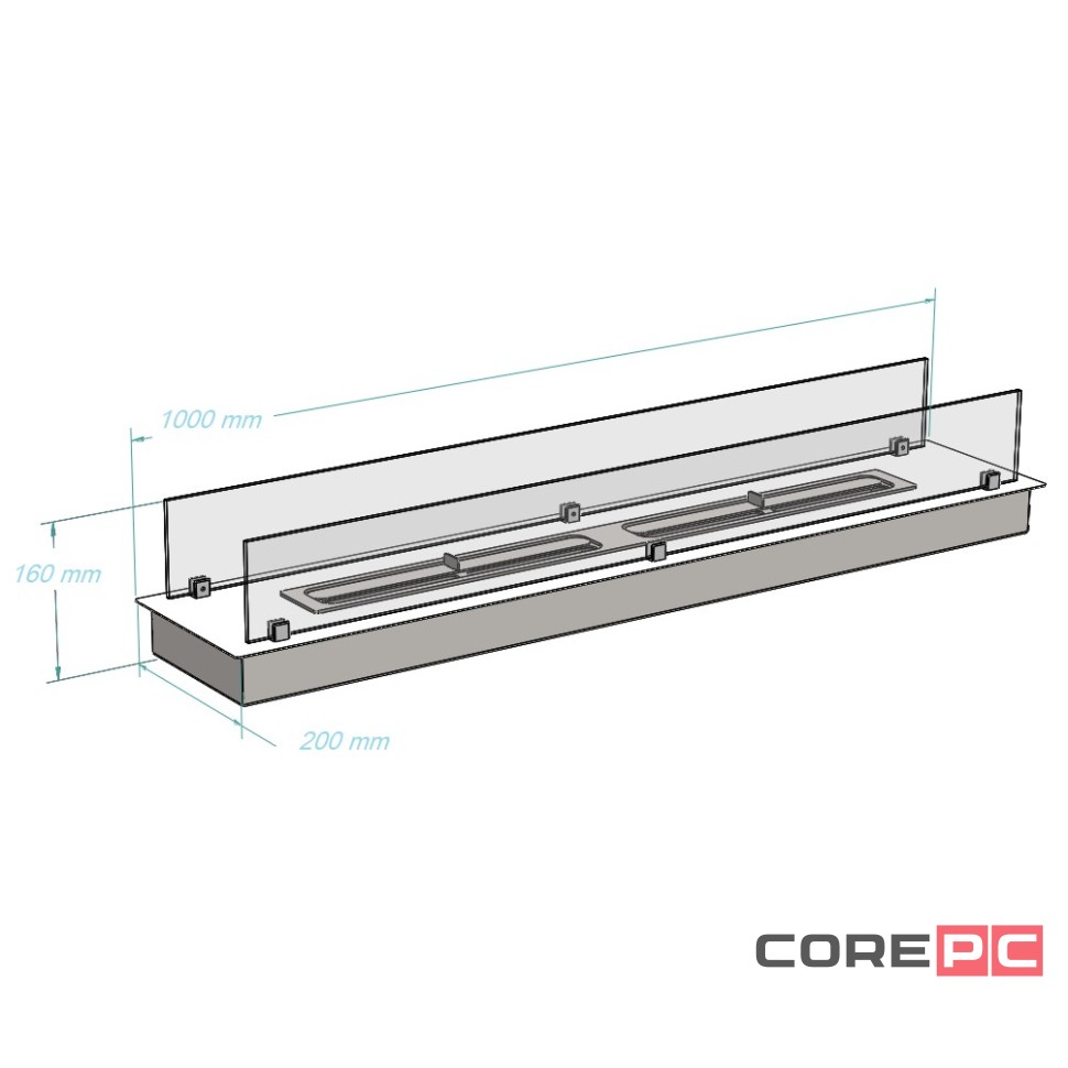 Биокамин Royal Thermo RTBFP-P1000XS Modul