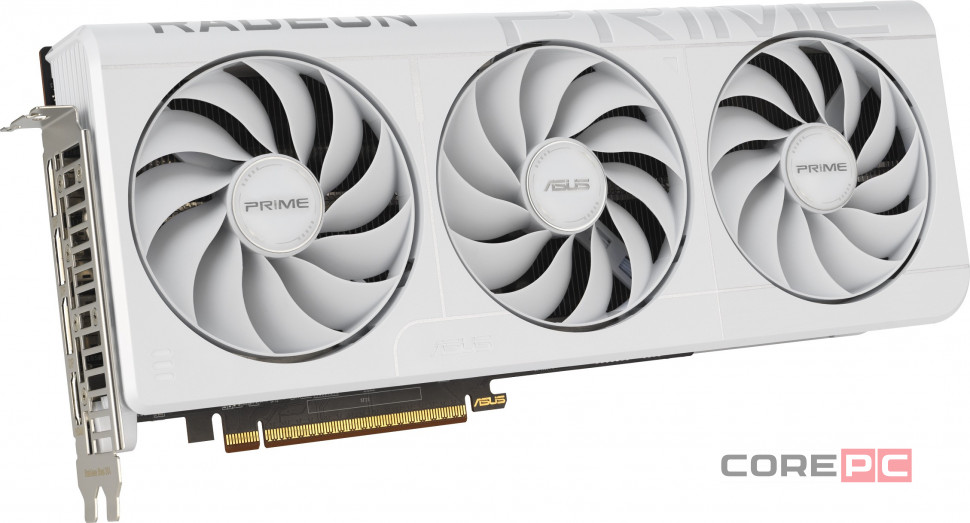 Видеокарта ASUS (PRIME-RX9070XT-O16G-WHITE) Radeon RX 9070 XT 16GB PRIME OC WHITE (90YV0L75-M0NA00)
