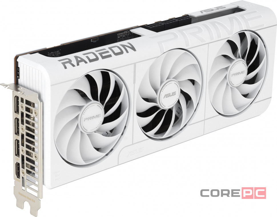 Видеокарта ASUS (PRIME-RX9070XT-O16G-WHITE) Radeon RX 9070 XT 16GB PRIME OC WHITE (90YV0L75-M0NA00)