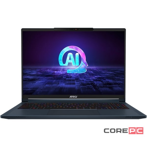 Ноутбук MSI Stealth 16 AI Studio A1VIG-026US (Ultra 9 185H/64GB/2048GB SSD/16.0"/3840x2400/120Hz/NVIDIA RTX 4090/Windows 11 Pro) Черный