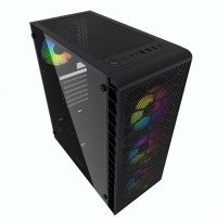 Компьютерный корпус Powercase MISTRAL Z4C MESH LED CMIZ4C-L4