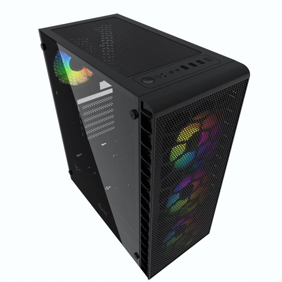 Компьютерный корпус Powercase MISTRAL Z4C MESH LED CMIZ4C-L4