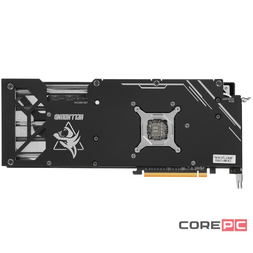Видеокарта PowerColor (RX7700XT 12G-L/OC) Radeon RX 7700 XT 12GB Hellhound
