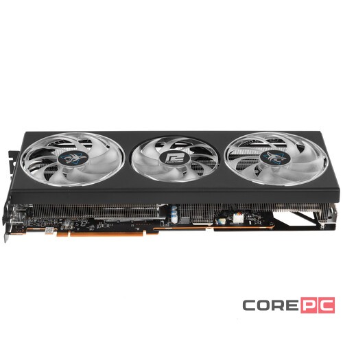 Видеокарта PowerColor (RX7700XT 12G-L/OC) Radeon RX 7700 XT 12GB Hellhound