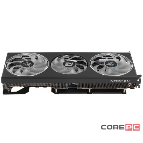 Видеокарта PowerColor (RX7700XT 12G-L/OC) Radeon RX 7700 XT 12GB Hellhound