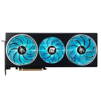 Видеокарта PowerColor (RX7700XT 12G-L/OC) Radeon RX 7700 XT 12GB Hellhound