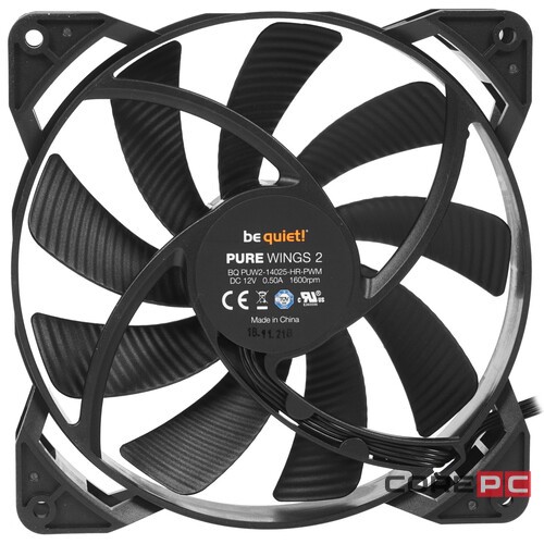 Корпусной вентилятор Be Quiet! PURE WINGS 2 140mm BL083