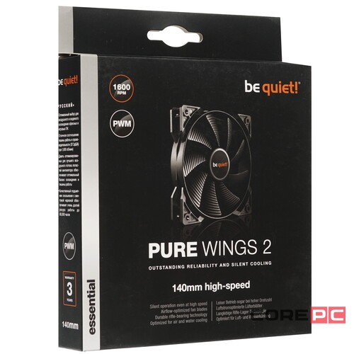 Корпусной вентилятор Be Quiet! PURE WINGS 2 140mm BL083