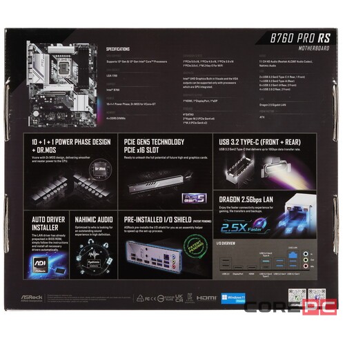 Материнская плата ASRock B760 PRO RS