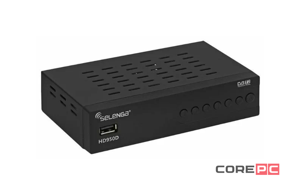 ТВ-приставка для приема цифрового телевидения Selenga HD950D