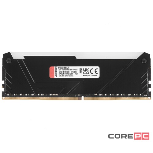 Оперативная память 16 Gb 3600 MHz Kingston FURY Beast RGB XMP Black (KF436C18BB2A/16)