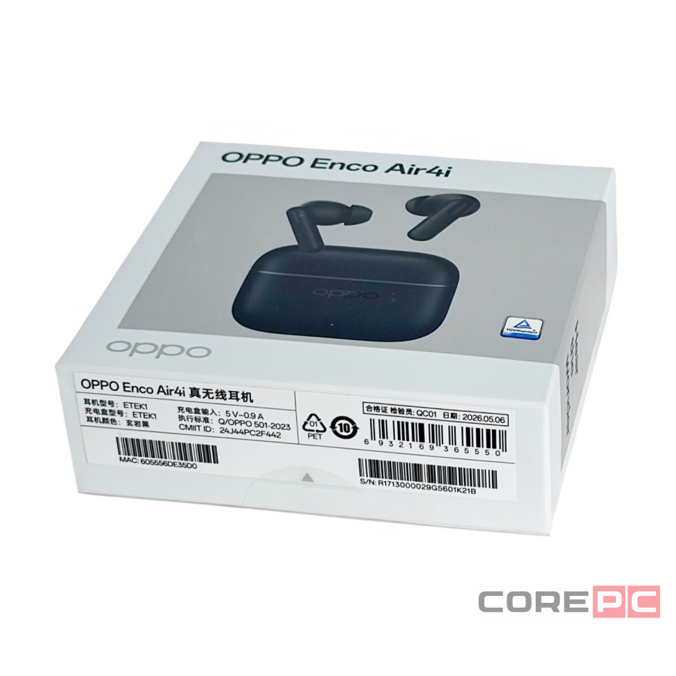 Беспроводные наушники OPPO Enco Air 4i черные