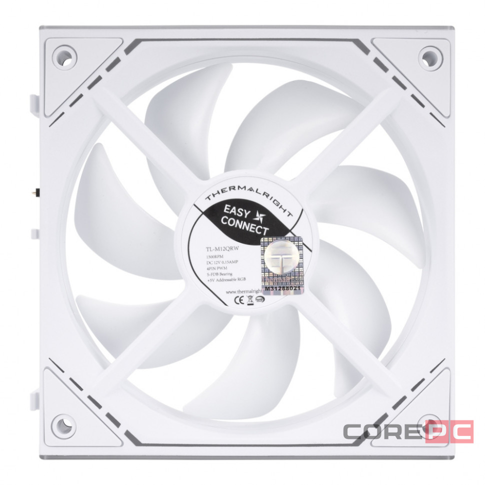 Комплект вентиляторов для корпуса Thermalright TL-M12QRW X2 Reverse ARGB White (TRTLM12QRWX2.2P)